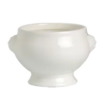 product of Steelite 6940E6082 - 12 oz LionHead Soup Tureen, 4.63"L x 4.13"W x 3"H,Porcelain No Cover - 1 Dozen