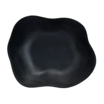 product of Steelite 7000DD014 - 12 Qt Black Melamine Salad Bowl, 18" x 14" x 6" - 4/Case