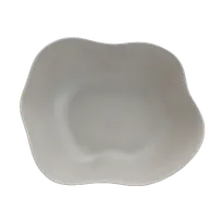 product of Steelite 7006DD014 Gray Melamine Salad Bowl, 18" x 14" x 6", 10+ Quart Capacity - 4/Case