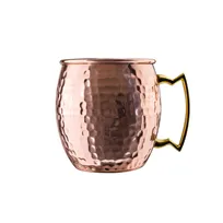 product of Steelite 7340MW002 Metal Mug - Moscow Mule, 16 Oz (4.75" x 3.75"), Stainless Steel Copper - 1 Dozen