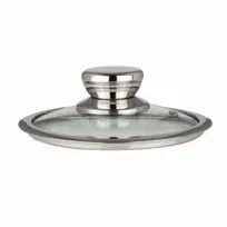 product of Steelite 7347MW119 - Stainless Steel Round Lid With Handle, 6.875" x 2.25" (5-7"), Metal - 1 Dozen