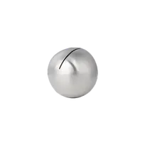 product of Steelite 7600CV004 - Round Menu Card Holder, 3" Height, 1-4" Diameter, Stainless Steel - 1 Dozen