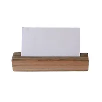 product of Steelite DWFB11523T Menu Card Holder, 1" x 1" x 4.5" H, Natural Teak Wood, - 1 Dozen