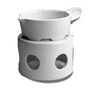 product of Steelite HL11430AWHA Butter Warmer Stand Only, 4" Diameter, Hall China White, Accessory - 1 Dozen