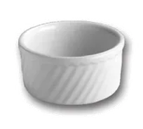 product of Steelite HL4980AWHA - 8 Oz Soufflé Ramekin, 4" Diameter, Round Hall China, White, No Handle - 1 Dozen