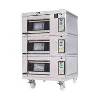 product of Doyon 1T3 35" Electric Artisan Stone Triple-Deck Oven w/ Stone Heart Deck, 3-Pan Capacity