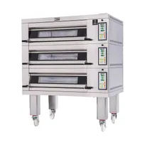 product of Doyon 2T3 54" Electric Artisan Stone Triple-Deck Oven w/ Stone Heart Deck, 6-Pan Capacity