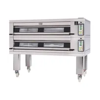 product of Doyon 3T2 73" Electric Artisan Stone Double-Deck Oven w/ 6-Pan Capacity, 600°F Max. Temp.