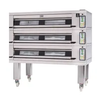 product of Doyon 3T3 73" Electric Artisan Stone Triple-Deck Oven w/ 9-Pan Capacity, 600°F Max. Temp.