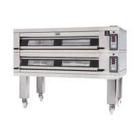 product of Doyon 4T2 73" Electric Artisan Stone Double-Deck Oven w/ 8-Pan Capacity, 600°F Max. Temp.