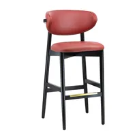product of G & A 9689 Nora Upholstered Bar Stool with European Beechwood Frame and Non-Marring Plastic Floor Glides