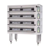 product of Doyon 4T4 73" Electric Artisan Stone Four-Deck Oven w/ 16-Pan Capacity, 600°F Max. Temp.