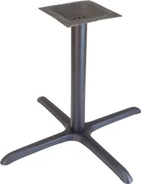 product of Plymold 7163530 Restaurant Table Base, 36x36, Dining Height, Onyx Black Powdercoat, 4" Dia. Column, Stamped Steel