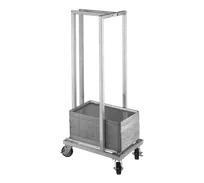 product of Alexander Industries BPT-100 Bun Pan Transport Cart, 68H, Single Stack, 114 Bun Pan 2500 lbs NSF