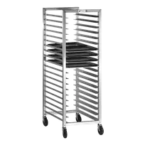 product of Alexander Industries HDTR-601 Mobile Tray Rack, 72H x 23.5W x 30D, 1200 lb, NSF, Aluminum