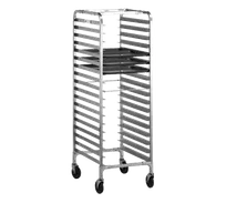 product of Alexander Industries TR-600-R Mobile Tray Rack, 68H x 22.25W x 30D, Aluminum, 15x20 Trays, NSF