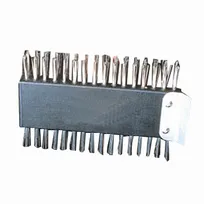 product of American Metalcraft 1423 Broiler/Grill Brush - 31" Handle, Steel Bristles, Scraper, Threaded Tip