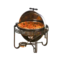 product of American Metalcraft CDFP44 Chafer Food Pan - Round 12" Stainless Steel for Mesa, Fits Chafing Dish