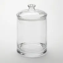 product of American Metalcraft JPC120 Clear Polycarbonate Storage Jar With Lid, 120 Oz Capacity - 8/Case