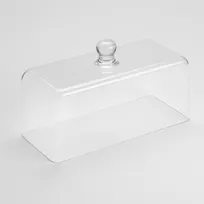 product of American Metalcraft LFTD135 Rectangular Clear Polycarbonate Acrylic Plate Cover, 13.5" Dome, 12"+ Size