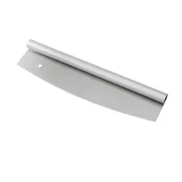 product of American Metalcraft PRS14 Pizza Rocker Knife - 14" W x 3-1/2" H x 1" Hole, Stainless Steel Blade, Metal Handle