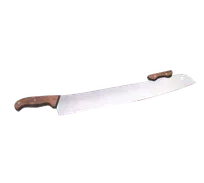 product of American Metalcraft PWK19 Rocking Pizza Knife, 18" Stainless Steel Blade with Wood Handle, Hand Wash