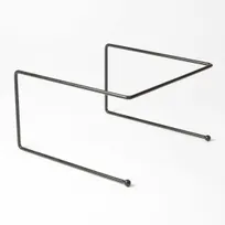 product of American Metalcraft RSB312 Pizza Stand - 9" L x 8-3/4" W x 7" H, Rubber-Coated Steel, Black