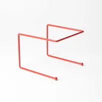 product of American Metalcraft RSR307 Pizza Stand - 12" x 12" x 7" Square Rubber-Coated Steel, Red, Hand-Wash Only