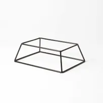 product of American Metalcraft RSRB3 Pizza Stand - Reversible, 11" x 8", 3-1/2" H, Steel, Black Finish