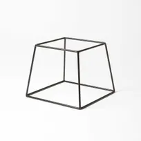 product of American Metalcraft RSSB7 Pizza Stand - Reversible Steel, 9" Bottom, 7" Top, 7" H, Black Rubber-Coated