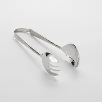 product of American Metalcraft SHFT9 Hand-Forged 9" Stainless Steel Serving Tongs, 9" Length