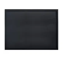 product of American Metalcraft WBWBL6080 Wall Board, 31-1/2" W x 23-5/8" H, Black, Wood Frame, Chalk Marker & Hooks