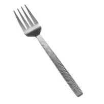 product of American Metalcraft WVAF - Cold Meat Serving Fork, 13-14" Wavy Aged 18/0 Stainless Steel, 13" Length