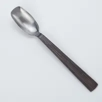 product of American Metalcraft WVASA10 Vintage Salad Spoon, 9-3/8" Length, Stainless Steel, Wavy Aged Finish