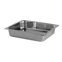 product of Steelite DW04FPWT - 4.0 Qt Rectangle Food Pan, 12.5" x 10.25" x 2.75", Stainless Steel