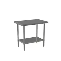 product of Atosa USA ST3072EC Stainless Steel Top 63" - 72" Work Table