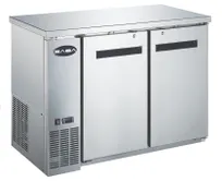 product of SABA SBB-24-48SS Bar Cooler, 48-7/8" W x 22-26" D, 11.8 Cu Ft (335 L) SS, 2 Doors, LED, Temp, 115V