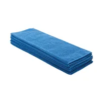 product of Winco BTM-16B Bar/Kitchen Towel Set, 16" x 16" Square Microfiber Cleaning Cloths, Blue, 6/Pack