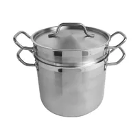 product of Thunder Group SLDB4008 Double Boiler, 3-Piece Set, 8 Qt, Outer Pan: 10" Dia. X 7-5/8" Height