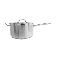 product of Thunder Group SLSSP4100 Sauce Pan, 10 Qt, 7" Dia. X 4" Height, 7-1/4" Welded Hollow Handle