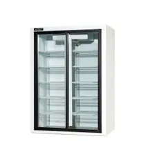 product of Powers BR52SD Merchandiser Refrigerator - 54" Wide, 51 cu.ft., 2-Section, White, 1/2 HP