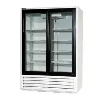 product of Powers BS52SDHC Merchandiser Refrigerator - 52" Wide, 41 cu. ft., 2-Section, White Powder-Coat, 1/3 HP