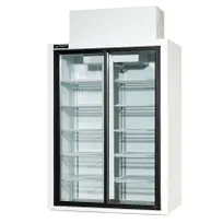 product of Powers BT52SD Merchandiser Refrigerator - 54" Wide, 51 cu ft, 2-Section, White Powder-Coat, 1/2 HP