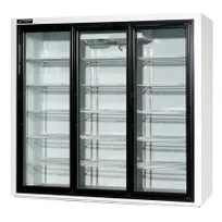 product of Powers FR77LGD Floral Merchandiser, 77" W, 3-Section, Sliding Glass Doors, 1/2 HP, 115V
