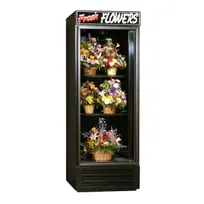product of Powers FS28SDHC Floral Merchandiser, 28-1/4" W, 22 cu ft, 1-Section, Bottom-Mounted 1/3 HP Compressor, LED