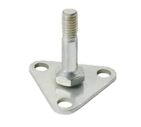 product of 1880 Hospitality FTSFZ Focus Foodservice Security Feet, Triangular, Zinc Plated, Replaces Leveling Bolt, Pack
