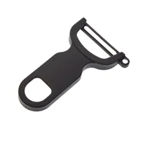 product of Mercer M33071BKB - Y Peeler, 4" Swivel Blade Vegetable Peeler, Carbon Steel Black Handle Smooth Edge