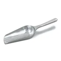 product of Browne USA 123 Ice Scoop - 4 Oz, 9" Length, 2-1/2" Wide Bowl, Die-Cast Aluminum, Polished