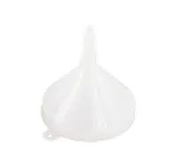 product of Browne USA 368 Funnel - 8 Oz, 4-1/8" Top Diameter, Polyethylene, 6-12 Oz, 3-5" Opening