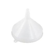 product of Browne USA 369 Funnel - 16 oz, 5--1/4" Top Diameter, One-Piece Polyethylene, 3-5" Opening